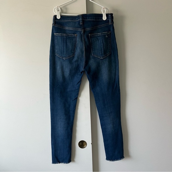Rag & Bone Nina High Rise Ankle Skinny Jeans Medium Wash Size 27 $225 - Picture 8 of 9